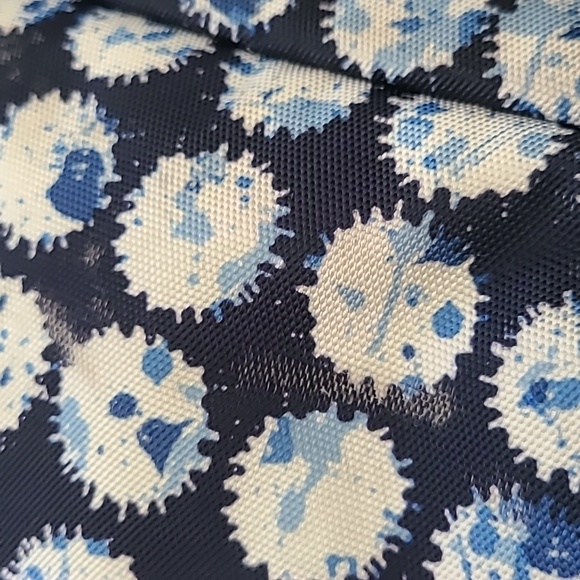 Vera Bradley Blue and White Patterned Backpack - Picture 7 of 11